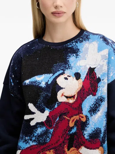 图案印花圆领卫衣