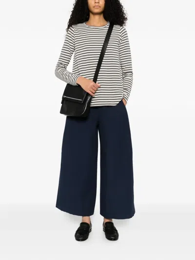 Labo Art Jeppe Striped Top In Black