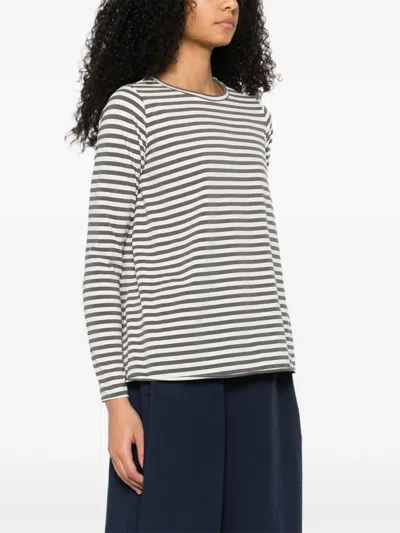 Labo Art Jeppe Striped Top In Black