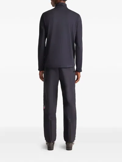 Fusalp Mario Striped Zip Jacket In Blue