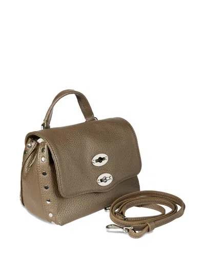 Zanellato Tie-lock Handbag In Green