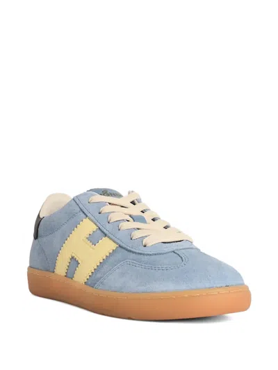 Hogan Cool Sneakers Suede Upper Rubber Sole In Blue