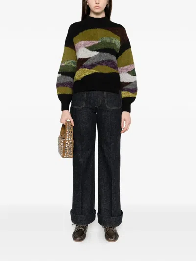 Antik Batik Patterned Sweater In Multi