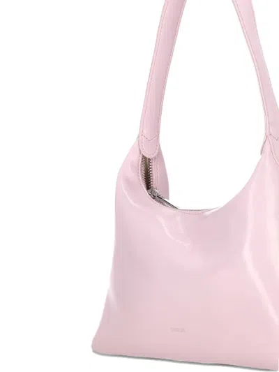Stand Oil Plump Zip Shoulder Bag In Pink