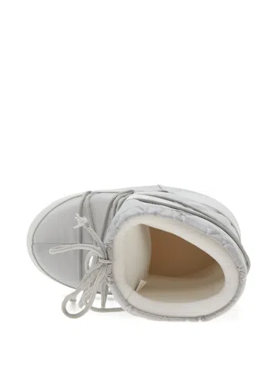 Moon Boot Lace-up Boots In Gray