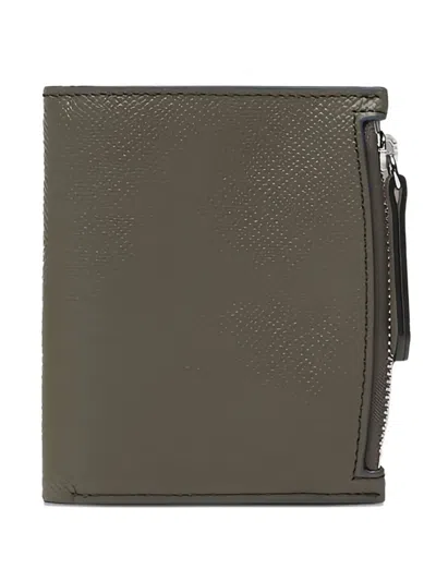 Maison Margiela Zip Wallet In Gray