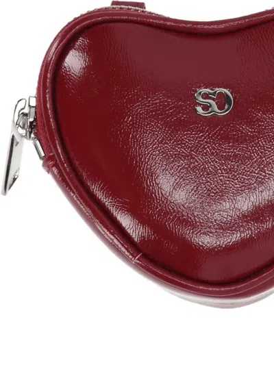 Stand Oil Heart Logo Keyring In Red