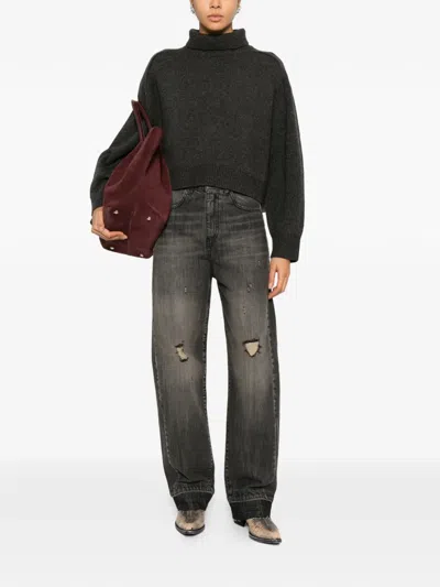 Vanessa Bruno Ballerine Turtleneck Sweater In Gray