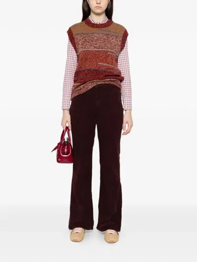 Vanessa Bruno Crew-neck Vest In Multi
