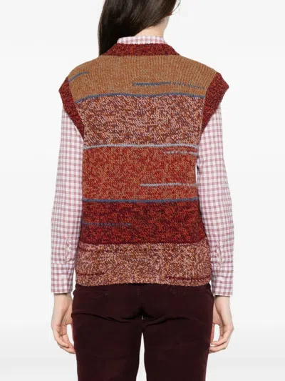 Vanessa Bruno Crew-neck Vest In Multi