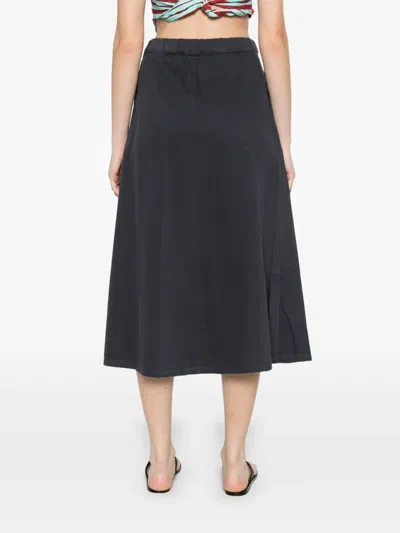 Labo Art A-line Midi Skirt In Blue