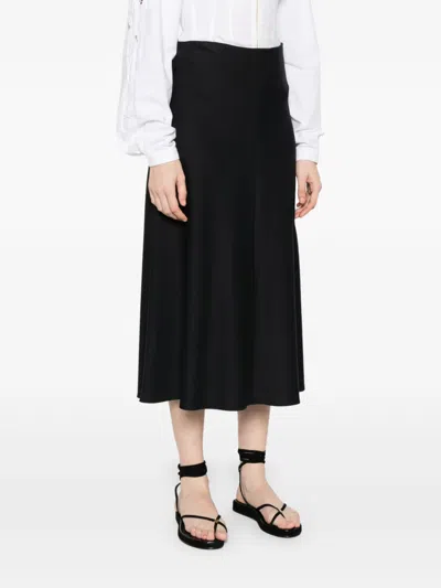 Vanessa Bruno A-line Midi Skirt In Black