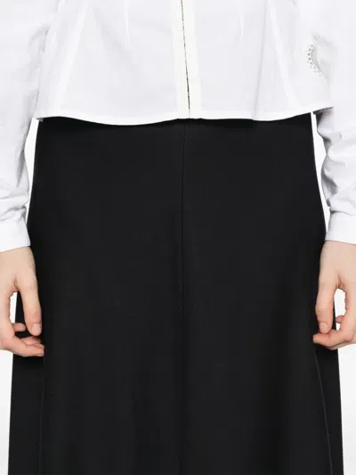 Vanessa Bruno A-line Midi Skirt In Black