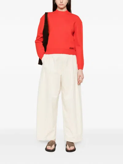 Apc Crew-neck Seater In Red