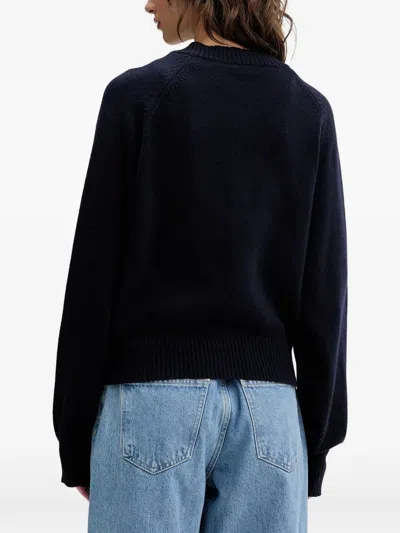 Dickies Zip-up Cardigan In Blue