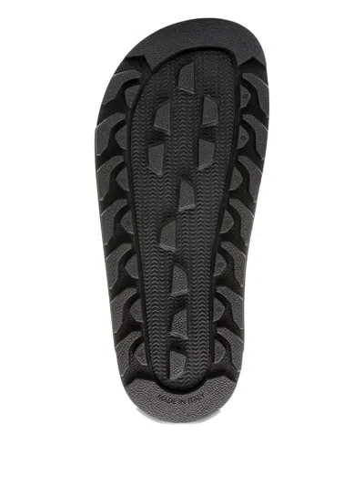 Bogner Logo-print Strapped Slides In Black