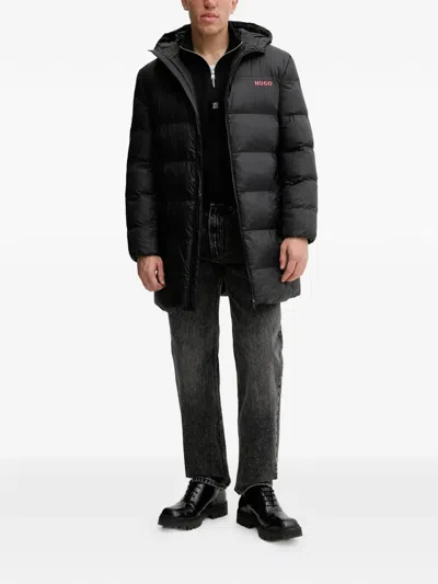 Hugo Boss Hugo 840 Five-pocket Jeans In Black