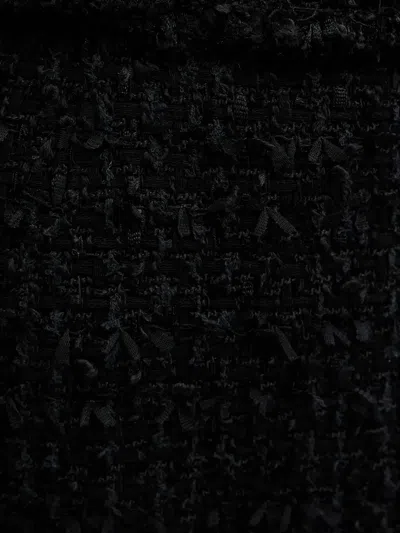 Hugo Boss Vokila Ruffled Mini Skirt In Black