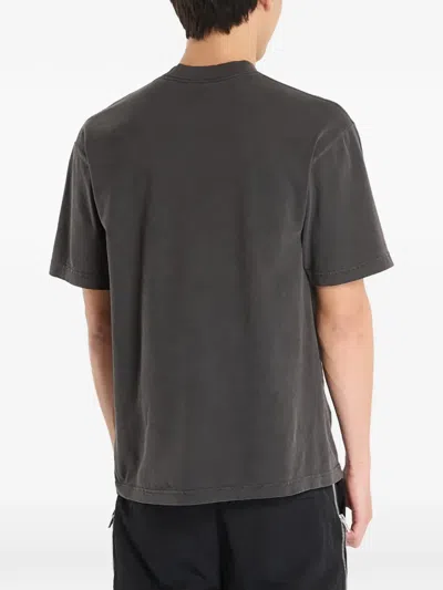 Pleasures X Footshop G.i.a.g. Print T-shirt In Black