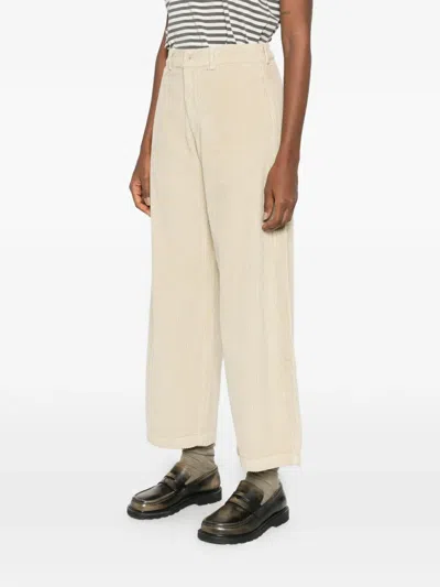 Labo Art Corduroy Trousers In Neutral