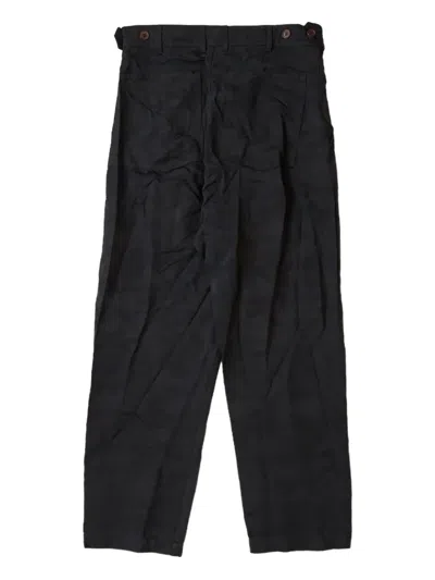 Comme Des Garçons Camouflage-pattern Pants In Black