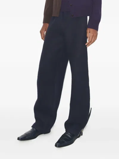 Tory Burch Stripe Japanese Jersey Sweatpant In Black