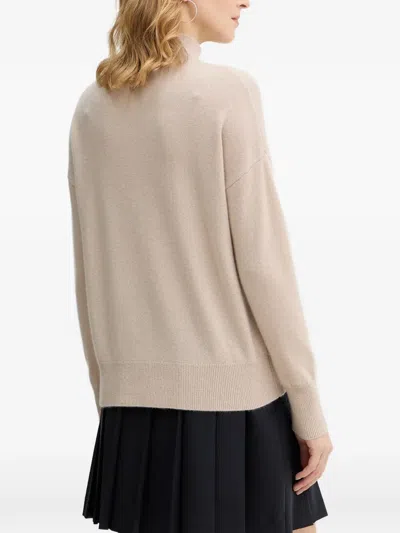 From Future Heart High-neck Sweater In Neutral