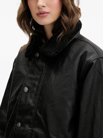 Dickies Buttoned Jacket In Black