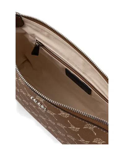 Joop Logo-patterned Cross-body Bag In Brown