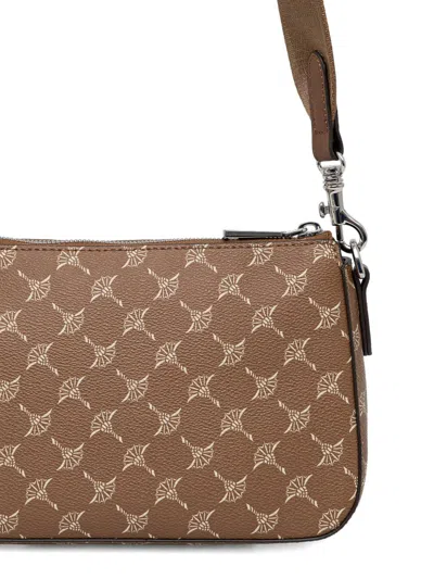 Joop Logo-patterned Cross-body Bag In Brown