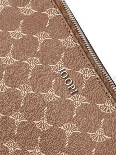 Joop Logo-patterned Cross-body Bag In Brown