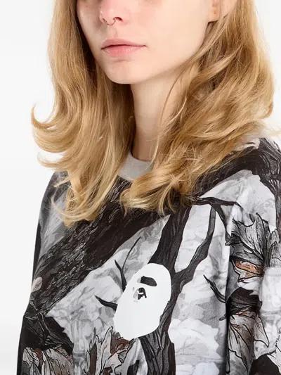A Bathing Ape Long-sleeve T-shirt In Multi