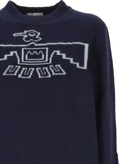 Irreplaceable Graphic-print Sweater In Blue