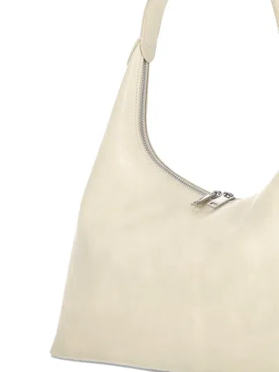 Stand Oil Plump Zip Shoulder Bag In Neutral