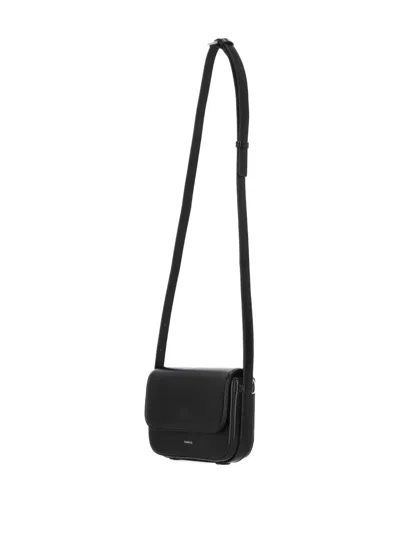 Stand Oil Riddle Flap Crossbody Bag In Black