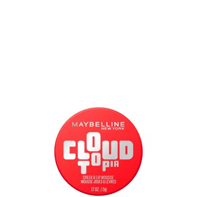 Maybelline New York Cloudtopia Blush Cheek & Lip Mousse Up To 14h Cheek Colour (various Shades) - 3 Divine Crim