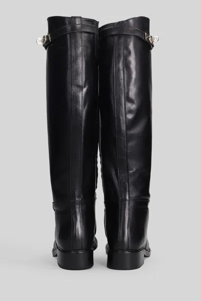 Metisse Low Heels Boots In Black