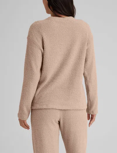 Tommy John Women's Plush Crewneck Sweatshirt In Brown