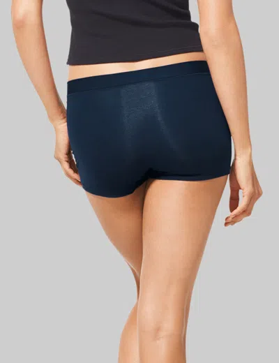 Tommy John Women's Cool Cotton Boyshort In Blue