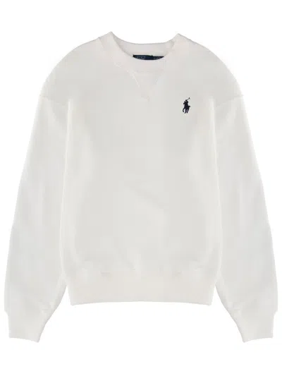 Polo Ralph Lauren Sweatshirt With Logo In White
