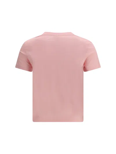 Casablanca Airbrush Smiley Fitted Short-sleeve T-shirt In Pink