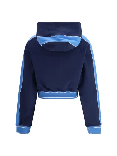 Casablanca Multicolor Cotton Sweatshirt In Blue