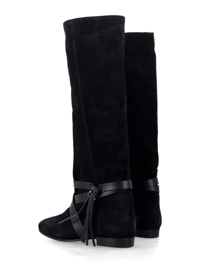 Isabel Marant Silmon Knee-high Boots In Black