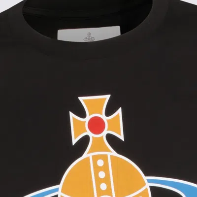Vivienne Westwood Black Cotton T-shirt In Black