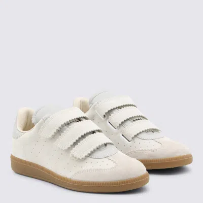 Isabel Marant Beth Mixed Leather Triple-grip Sneakers In Multi