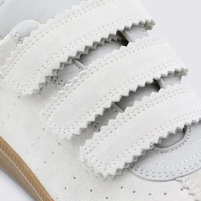 Isabel Marant Beth Mixed Leather Triple-grip Sneakers In Multi