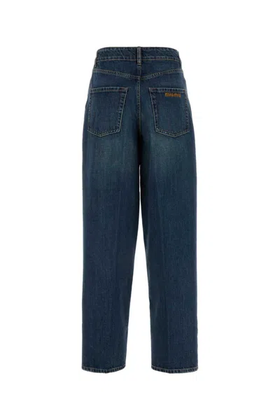 Miu Miu Denim Jeans In Blue