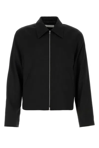 Our Legacy Virgin Wool Layering Jacket In Black