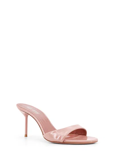Paris Texas Lidia Mule Patent Leather Sandals In Neutral