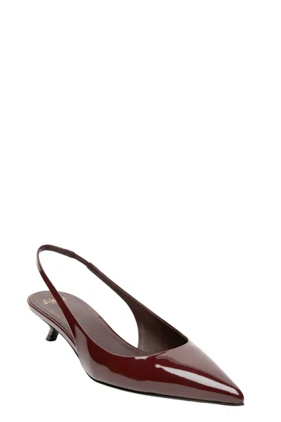 Alevì Pearl-embellished Slingback Pumps In Brown